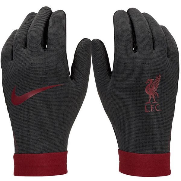 Rękawiczki Dziecięce Nike Liverpool FC Thermafit. Czarne rękawiczki dziecięce Nike, bez wzorów. Za 154.50 zł.