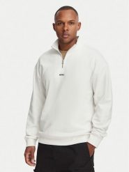 HUGO Bluza Durty244 50525881 Kremowy Relaxed Fit. Białe bluzy męskie Hugo, m, bez wzorów, z bawełny, bez kaptura. Za 449.99 zł.