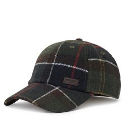 Czapka z daszkiem Barbour. Zielone czapki i kapelusze męskie Barbour, bez wzorów. Za 199.99 zł.