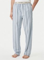 Calvin Klein Underwear Spodnie piżamowe LV00NM2944 Błękitny Regular Fit. Niebieskie piżamy męskie Calvin Klein Underwear, m, bez wzorów, z bawełny, bez ramiączek. Za 249.99 zł.