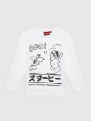 OVS Bluzka PEANUTS 1333355 Biały Regular Fit. Białe t-shirty dla chłopców OVS, bez wzorów, z bawełny, bez ramiączek. Za 69.99 zł.