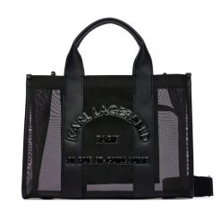 Torebka KARL LAGERFELD. Czarne torebki do ręki damskie KARL LAGERFELD, bez wzorów, klasyczne, bez dodatków. Za 649.99 zł.