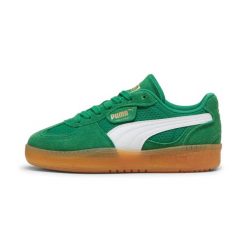 Buty damskie sportowe Puma PALERMO MODA VINTAGE WNS. Zielone obuwie sportowe damskie Puma, bez wzorów, z gumy, trekkingowe. Za 345.75 zł.