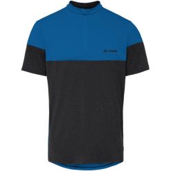 Koszulka rowerowa męska Altissimo Shirt II. Niebieskie koszulki sportowe męskie Vaude, m, bez wzorów, z materiału, bez kołnierzyka, bez ramiączek, na fitness i siłownię. Za 318.80 zł.