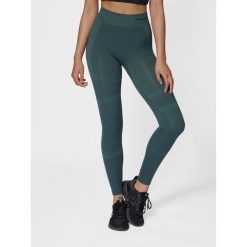 Legginsy damskie Hummel hmlMT. Zielone legginsy damskie Hummel, bez wzorów, na fitness i siłownię. Za 177.00 zł.
