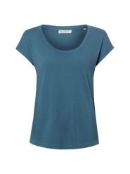 Marc O'Polo koszulka z dzianiny Kobiety Bawełna (100%) niebieski, XS. Niebieskie t-shirty damskie Marc O'Polo, xs, bez wzorów, z bawełny, bez kołnierzyka. Za 139.95 zł.