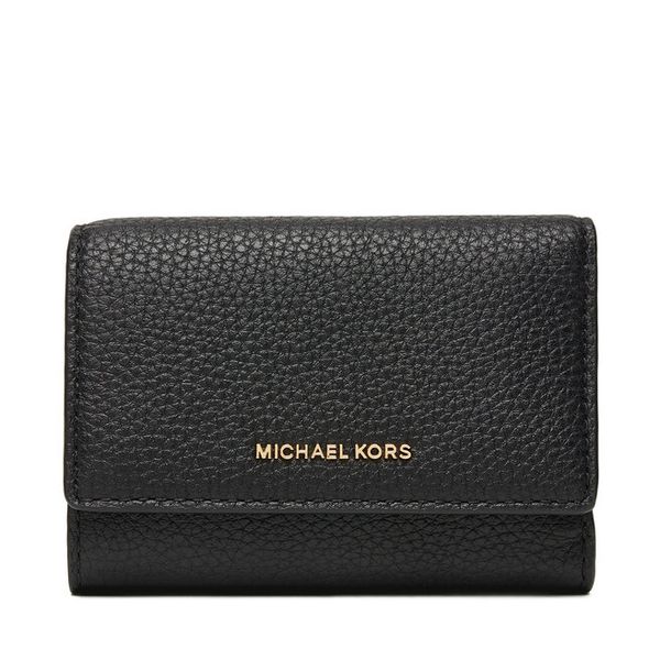 Portfel MICHAEL Michael Kors. Czarne portfele damskie MICHAEL Michael Kors, bez wzorów. Za 410.99 zł.