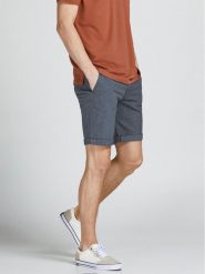 Jack & Jones Szorty materiałowe Fury 12206889 Niebieski Regular Fit. Niebieskie szorty męskie Jack & Jones, m, bez wzorów, z bawełny. Za 169.99 zł.