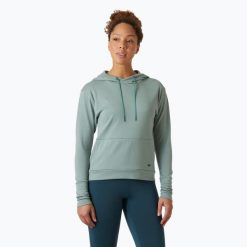 Bluza damska Helly Hansen Lifa Tech Lite Hoodie. Zielone bluzy damskie Helly Hansen, m, bez wzorów, bez kaptura. Za 279.99 zł.
