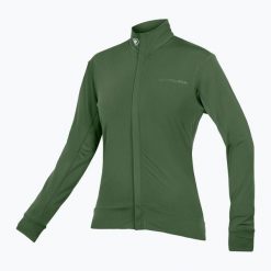 Bluza rowerowa damska Endura Xtract Roubaix machair. Zielone bluzy damskie ENDURA, bez wzorów, bez kaptura. W wyprzedaży za 348.95 zł.