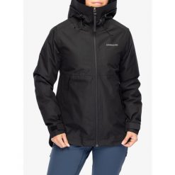 Kurtka ocieplana damska Didriksons Jennie Jacket 2. Czarne kurtki sportowe damskie Didriksons, bez wzorów, bez kaptura, trekkingowe. W wyprzedaży za 909.50 zł.