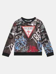 Guess Bluza L5RQ03 KA6R4 Kolorowy Regular Fit. Bluzy dla chłopców Guess, z aplikacjami, z bawełny, bez ramiączek, bez kaptura. Za 225.00 zł.