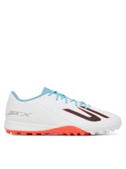 Skechers Buty do piłki nożnej Gold Tf 252124 WTQP Biały. Białe buty sportowe męskie Skechers, ze skóry, bez zapięcia. Za 289.99 zł.