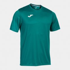 Koszulka do biegania męska Joma Combi. Niebieskie koszulki sportowe męskie Joma, m, bez wzorów, bez kołnierzyka, bez ramiączek, do biegania. Za 59.99 zł.