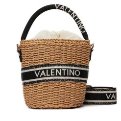 Torebka Valentino. Brązowe torebki do ręki damskie Valentino, bez wzorów, boho, bez dodatków. Za 649.99 zł.