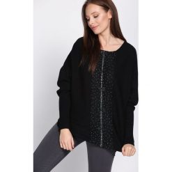Czarny Sweter Vagary. Czarne swetry damskie Born2be. Za 89.99 zł.