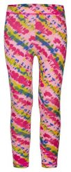 Legginsy dziecięce Loap Bykala różowe. Czerwone legginsy dla dziewczynek ÀLG, bez wzorów, z bawełny. Za 61.30 zł.