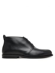 Calvin Klein Trzewiki Ess Rubber Desert Boot Lth HM0HM01979 Czarny. Czarne botki męskie Calvin Klein, bez wzorów, ze skóry, bez zapięcia. Za 699.99 zł.
