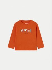 Mayoral Bluzka 108 Pomarańczowy Regular Fit. Brązowe t-shirty dla chłopców Mayoral, bez wzorów, z bawełny, bez ramiączek. Za 29.99 zł.