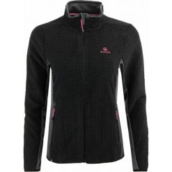 Bluza polarowa dla kobiet Peggy - Komfort i styl. Czarne bluzy damskie GLENMUIR, bez wzorów, z materiału, casualowe, bez kołnierzyka. Za 209.99 zł.