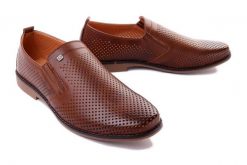 WOJTYŁKO 9W23802V brąz, półbuty męskie. Brązowe półbuty na co dzień męskie Wojtyłko, bez zapięcia. Za 164.90 zł.
