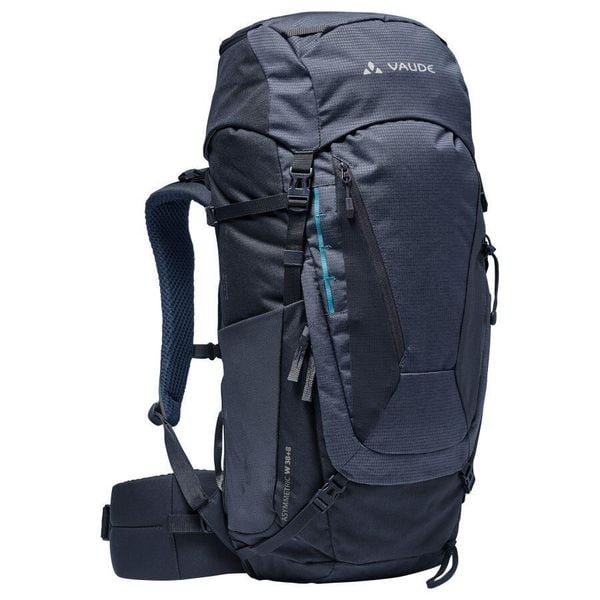 Plecak damski VAUDE Asymmetric 38+8. Brązowe plecaki damskie Vaude, z aplikacjami, z materiału. Za 848.20 zł.