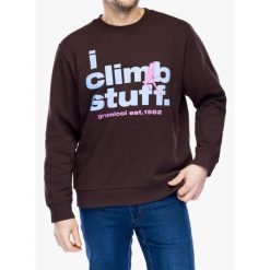 Bluza bez kaptura Gramicci I Climb Stuff Sweatshirt. Brązowe bluzy męskie Gramicci, m, bez wzorów, bez kaptura. Za 349.99 zł.