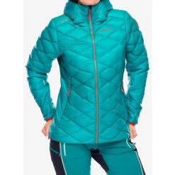 Kurtka puchowa damska La Sportiva Aiguille Down Jkt. Zielone kurtki sportowe damskie La Sportiva, s, bez wzorów, z puchu, bez kaptura, trekkingowe. Za 1,290.99 zł.