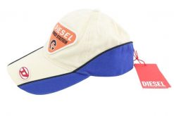 Czapka męska Diesel C-Pavel One Size - bawełniana, haftowana. Białe czapki i kapelusze męskie Diesel, bez wzorów, z bawełny. Za 320.99 zł.