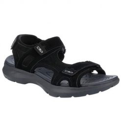 Buty do chodzenia męskie CMP Emby Hiking. Czarne sandały męskie CMP, z materiału, bez zapięcia. Za 308.00 zł.