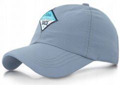 Lekka Czapka z Daszkiem z Szybkoschnącej Bawełny - Pako Jeans - Niebieska. Niebieskie czapki i kapelusze męskie Pako Jeans, bez wzorów, z bawełny, sportowe. Za 55.00 zł.