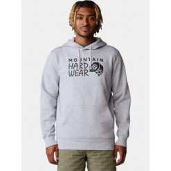 Bluza męska z kapturem Mountain Hardwear MHW Logo PO. Szare bluzy męskie Mountain Hardwear, m, bez wzorów, z bawełny, z kapturem. Za 379.00 zł.