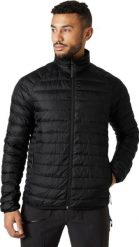 Kurtka narciarska Helly Hansen Banff Insulato. Czarne kurtki męskie Helly Hansen, m, bez wzorów, z materiału, bez kaptura. Za 724.65 zł.