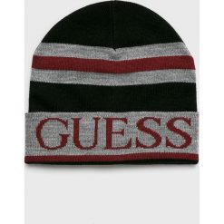 Guess Jeans - Czapka. Szare czapki i kapelusze męskie Guess Jeans. Za 139.90 zł.