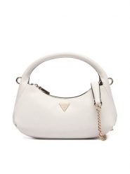 Guess Torebka Gilda Mini HWZG97 47730 Kremowy. Białe torebki do ręki damskie Guess, z aplikacjami, ze skóry, wizytowe, bez dodatków. Za 494.99 zł.