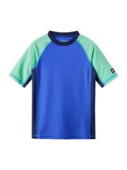 Reima Koszulka do pływania Uiva 5200149G Granatowy. Niebieskie t-shirty dla chłopców Reima, bez wzorów, z syntetyku, bez ramiączek. Za 159.99 zł.
