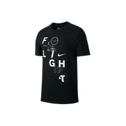 Koszulka sportowa męska Nike Flight Basketball. Czarne buty sportowe męskie Nike, m, bez wzorów, bez kołnierzyka, bez ramiączek, na fitness i siłownię. Za 119.00 zł.