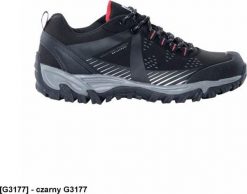 Ardon ARDONFORCE - bardzo lekkie półbuty, wzmocniony nosek i zapiętek, materiał softshell, membrana wodoodporna, nadruki odblaskowe - czarny G3177 37. Czarne półbuty na co dzień męskie Ardon, z materiału, bez zapięcia. Za 184.19 zł.