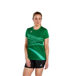 Damski jersey Erima Racing. Zielone koszulki sportowe damskie Erima, bez wzorów, z jersey, sportowe, bez kołnierzyka. Za 184.50 zł.