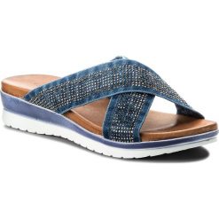 Klapki SERGIO BARDI - Dorno SS127295318HB 913. Niebieskie klapki damskie Sergio Bardi, z materiału. W wyprzedaży za 149.00 zł.