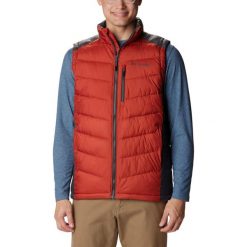 Kamizelka męska Columbia Labyrinth Loop. Czerwone kurtki sportowe męskie Columbia, na zimę, m, bez wzorów, omni-heat (columbia). W wyprzedaży za 739.00 zł.