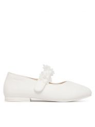 Mayoral Półbuty 43724.83 Biały. Białe półbuty dziewczęce Mayoral, bez wzorów, ze skóry, bez zapięcia. Za 209.99 zł.