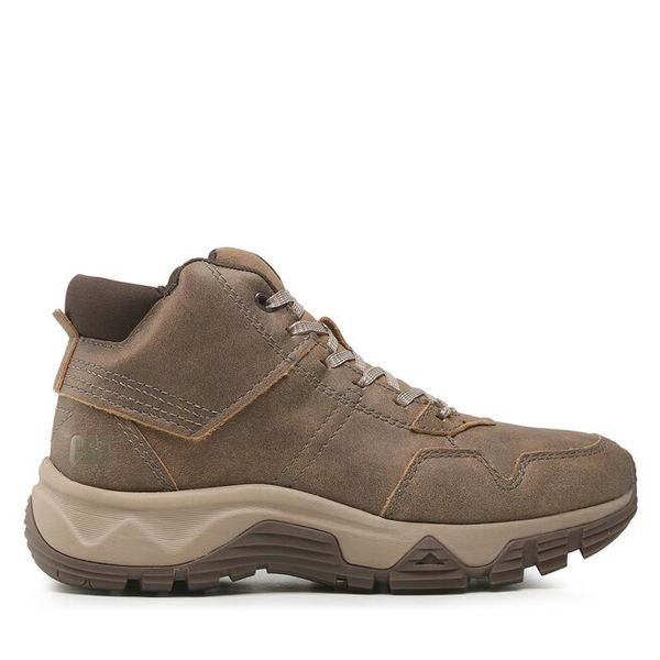 Trzewiki CAT Footwear. Brązowe botki męskie CAT Footwear, bez wzorów, bez zapięcia. Za 549.99 zł.
