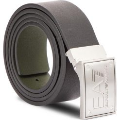 Pasek Męski EA7 EMPORIO ARMANI - 245524 8A693 57120 Black/Forest Night. Czarne paski damskie EA7 Emporio Armani, w paski, ze skóry ekologicznej. Za 239.00 zł.