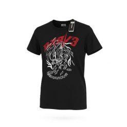 Czarny męski T-shirt Diesel T-sily-b2 z bawełny, krótki rękaw. Czarne t-shirty męskie Diesel, m, bez wzorów, z bawełny, klasyczne, bez kołnierzyka. Za 266.99 zł.