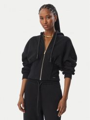Just Cavalli Bluza 81PAIE22 CF102 Czarny Regular Fit. Czarne bluzy damskie Just Cavalli, s, bez wzorów, z bawełny, bez kaptura. Za 1,001.99 zł.
