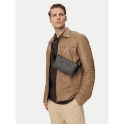 Nerka Just Cavalli. Szare saszetki męskie Just Cavalli, młodzieżowe, małe. Za 660.99 zł.