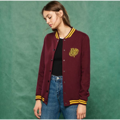 Kurtka bejsbolówka Harry Potter - Bordowy. Czerwone kurtki damskie Sinsay. Za 79.99 zł.