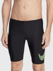 Nike Kąpielówki Outline Logo Jammerpio NESSC588 Czarny. Czarne kąpielówki męskie Nike, m, bez wzorów, z syntetyku. Za 259.99 zł.