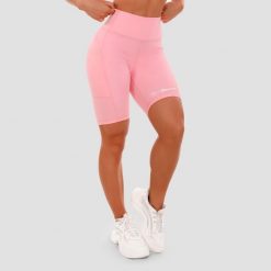 Szorty damskie fitness z kieszeniami różowe Biker. Czerwone szorty sportowe damskie GYMBEAM, xs, bez wzorów, z elastanu, sportowe, z podwyższonym stanem, na fitness i siłownię. Za 76.90 zł.